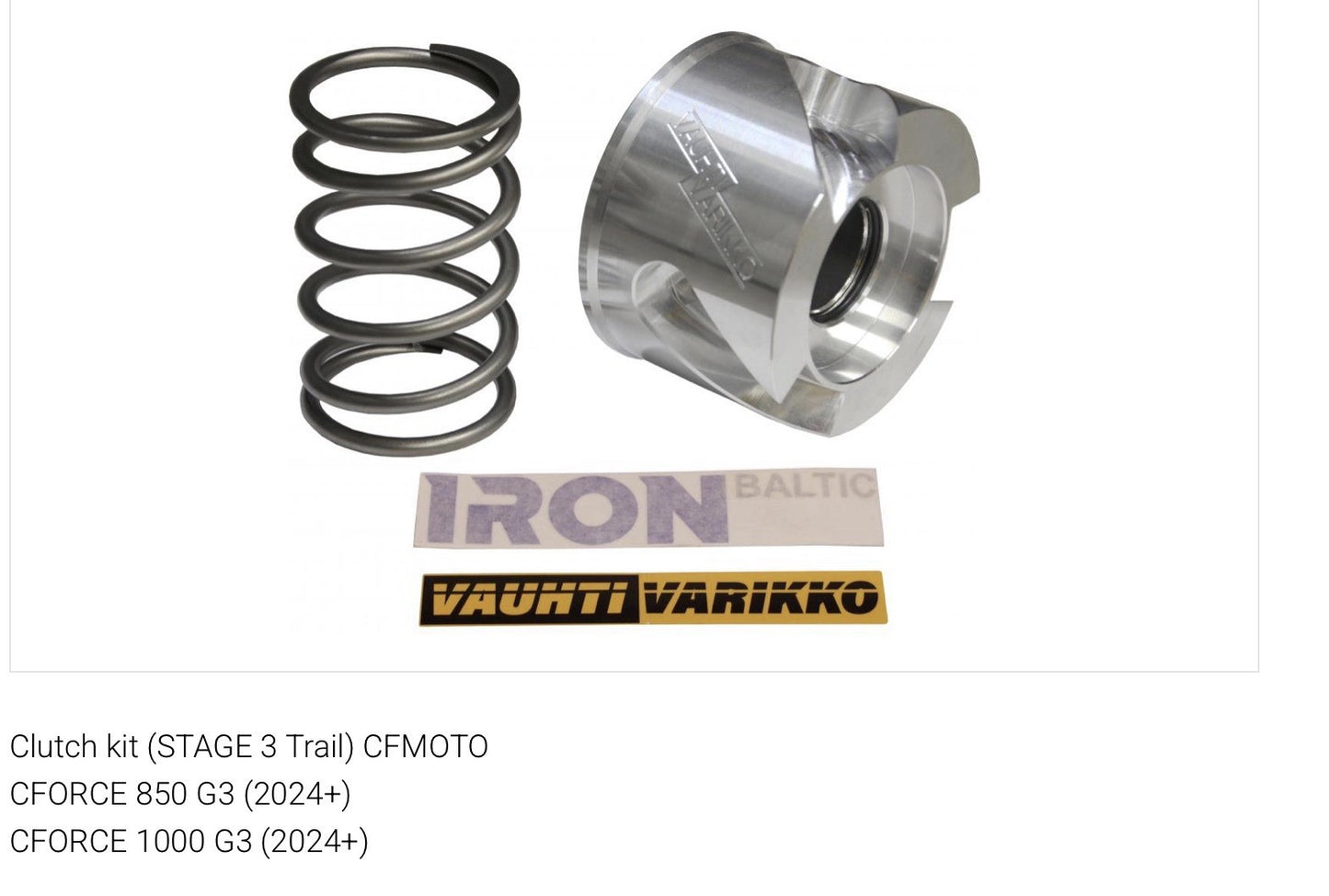 Clutch kit (STAGE 3 Trail) CFMOTOCFORCE 850 G3 (2024+)CFORCE 1000 G3 (2024+)