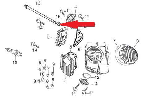 Aluminium Washer - RFN 140cc Dirt Bike