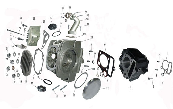 Cylinder Barrel - Sniper Pro 120cc