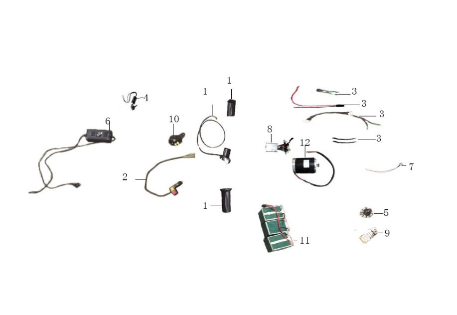 1000W Electric Quad Controller - Pre 2020 Model