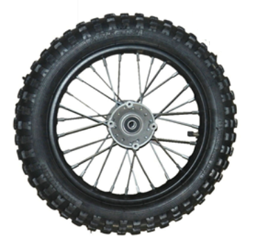 Front Wheel and Tyre Assembly - 1200W Electric Dirt Bike