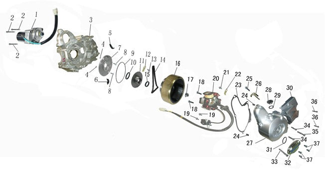 Flywheel - Sniper Pro 120cc