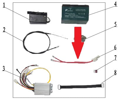 Fuse Connection Box - 250w Monkey Bike