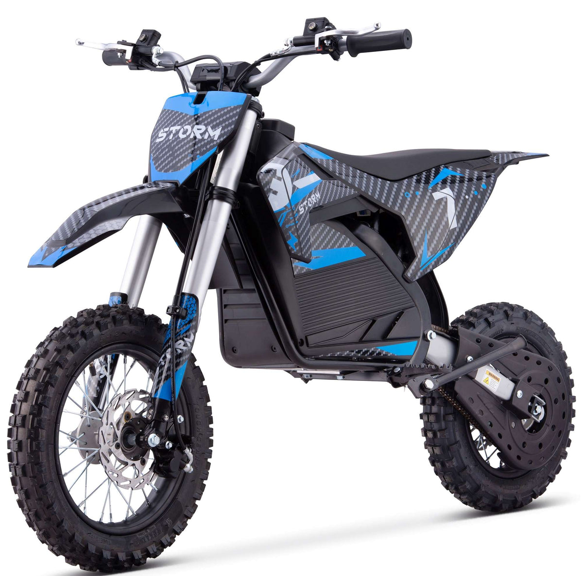 Full Sticker Kit (Blue) - 1200w & 2000w Electric Dirt Bike