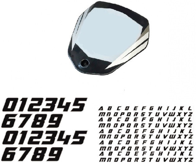 Number Plate Board & Stickers - 12" & 16" Balance Bike