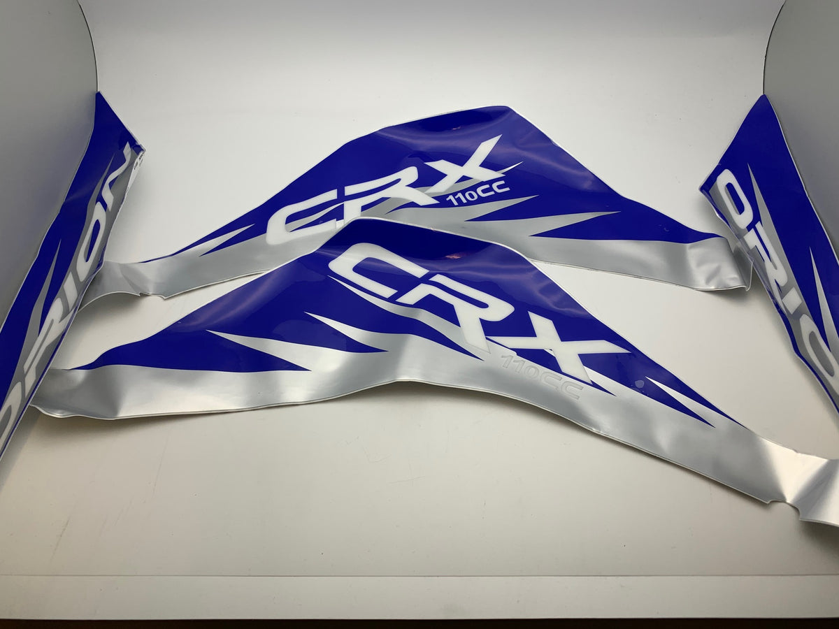 Orion 110cc Quad Stickers Graphics - Blue