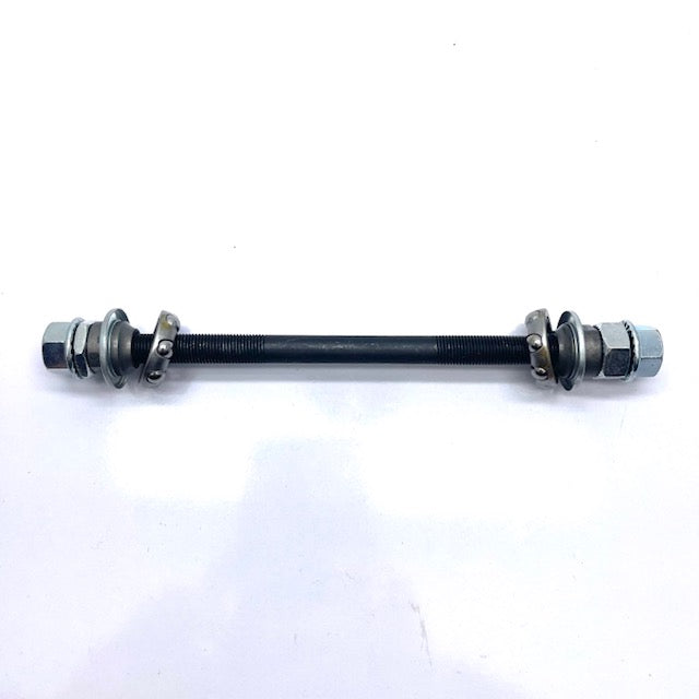 Plastic Rear Wheel spindle with bearings - 12" and 16" Balance Bike