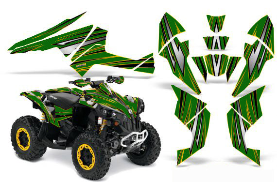 Renegade Complete Sticker Set - Green