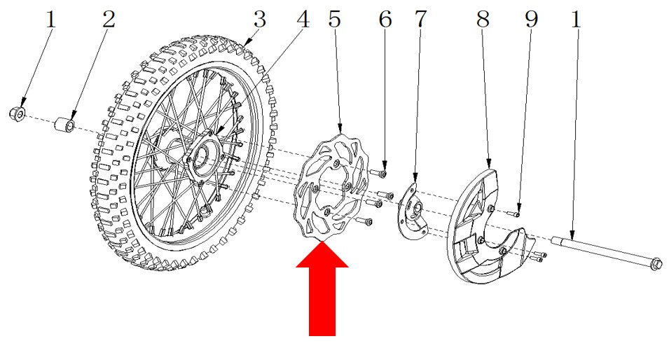 RXF Freeride Front Disc Brake