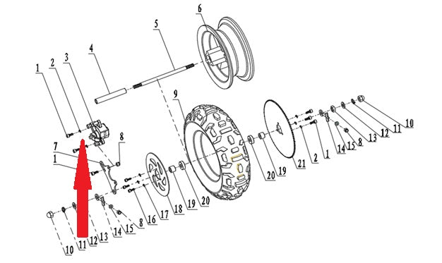 Spring Washer 6 - 250w Monkey Bike