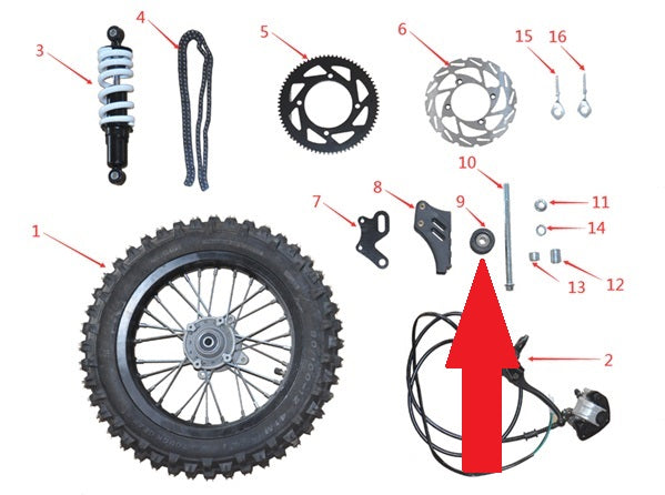 Chain Roller - 1200w & 2000w Electric Dirt Bike