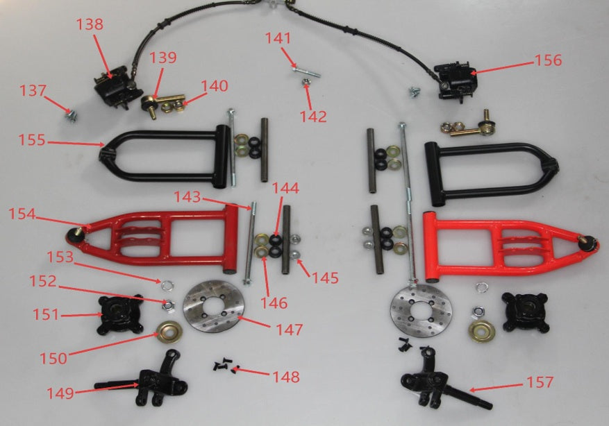 Flange Nut 3 - Renegade Pro 1500w Quad Bike