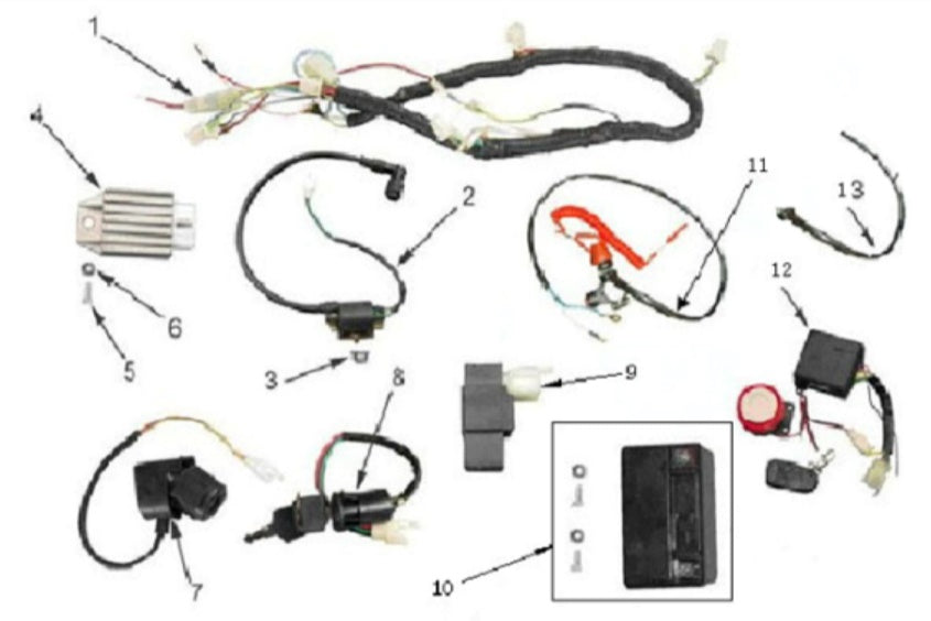 Wiring Harness - 120cc Sniper Pro (2021 Onwards)