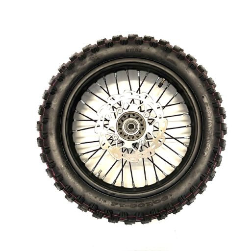14" Rear Wheel & Tyre (Inc Brake Disc and Bearings)