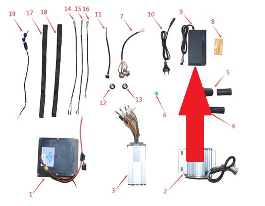 48v Charger - 1200w Electric Dirt Bike