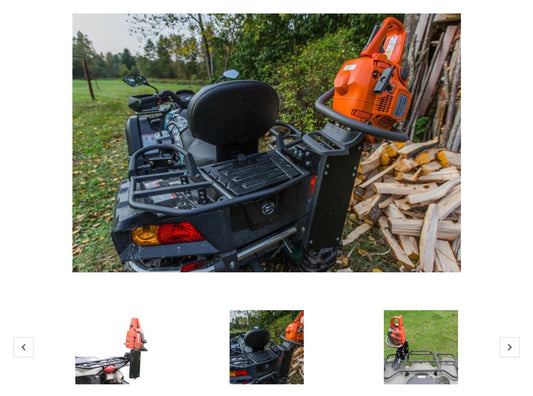 ATV Chainsaw holder