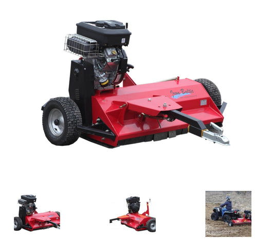 Flail mower 18hp
with electric start
( Briggs & Stratton )