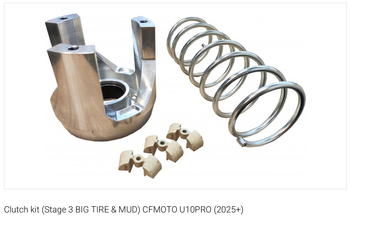 Clutch kit (Stage 3 BIG TIRE & MUD) CFMOTO U10PRO (2025+)