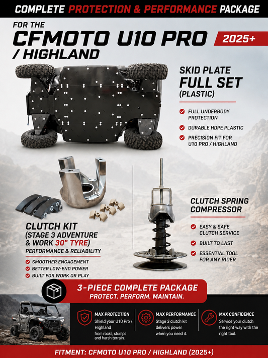 U10 Pro / Highland with our complete protection and performance package