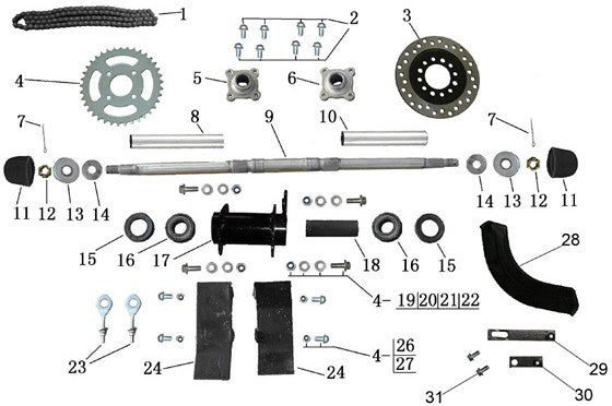 Split Pin (Rear Axle)