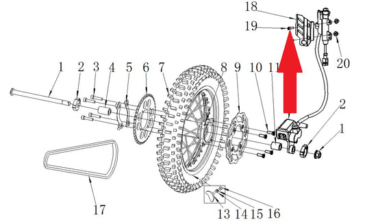 Bolt- RFN 125cc / 140cc Thunder Dirt Bike
