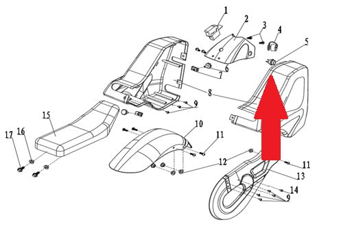 Charger Port - 250w Monkey Bike
