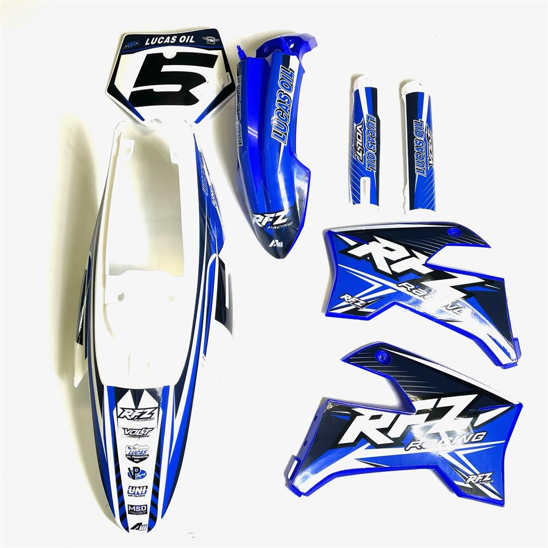 Complete Plastic Set - Blue - RFZ Jaguar (125cc & 140cc)