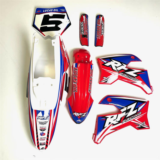 Complete Plastic Set - Red - RFZ Pro-Start 110cc