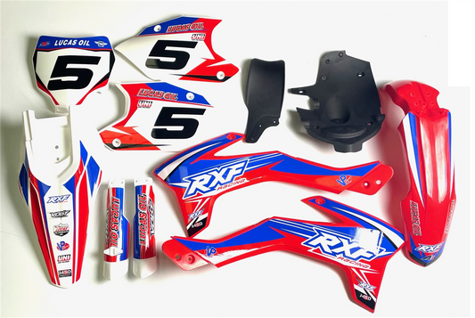 Complete Plastic Set - Red - RXF Freeride (140cc & 190cc)