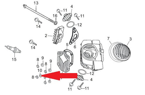 Copper Washer - RFN 140cc Dirt Bike