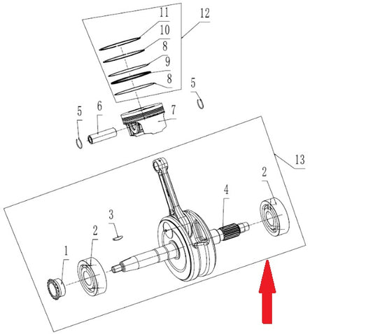 Crankshaft Connecting Rod Assembly