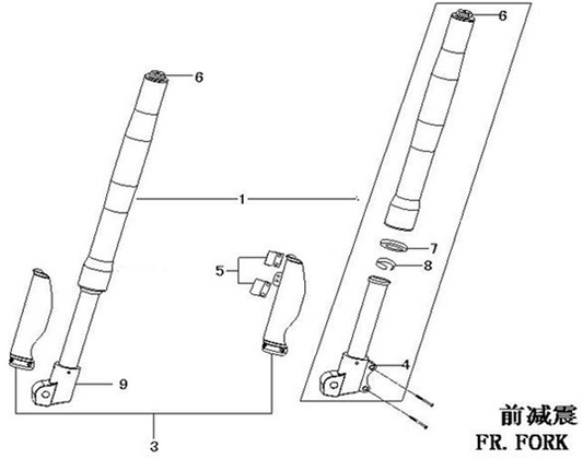 Front Fork Oil Seal - RFZ Jaguar (125cc & 140cc)