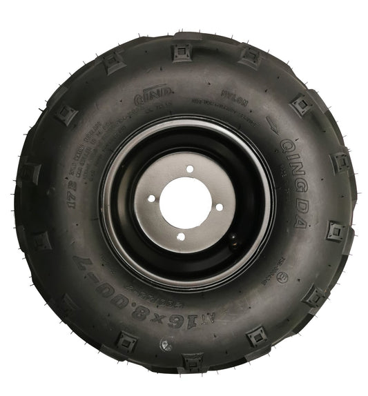 Front Wheel & Tyre (RH) - Red