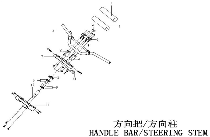 Handlebars - RFZ Pro-Start 110cc