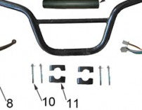 Vrx70 Handlebar Bracket Clamp Set (2023 Model Onwards)