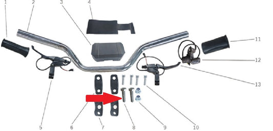 Head Bolt (M8 x 35mm) - Storm 800w Dirt Bike