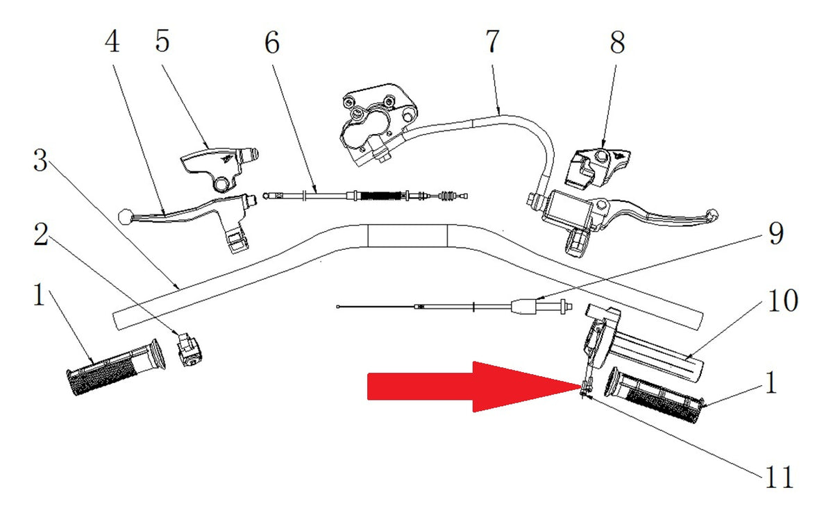 hex bolt - RFN 125cc / 140cc Thunder Dirt Bike