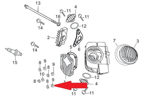 Iron Washer - RFN 140cc Dirt Bike