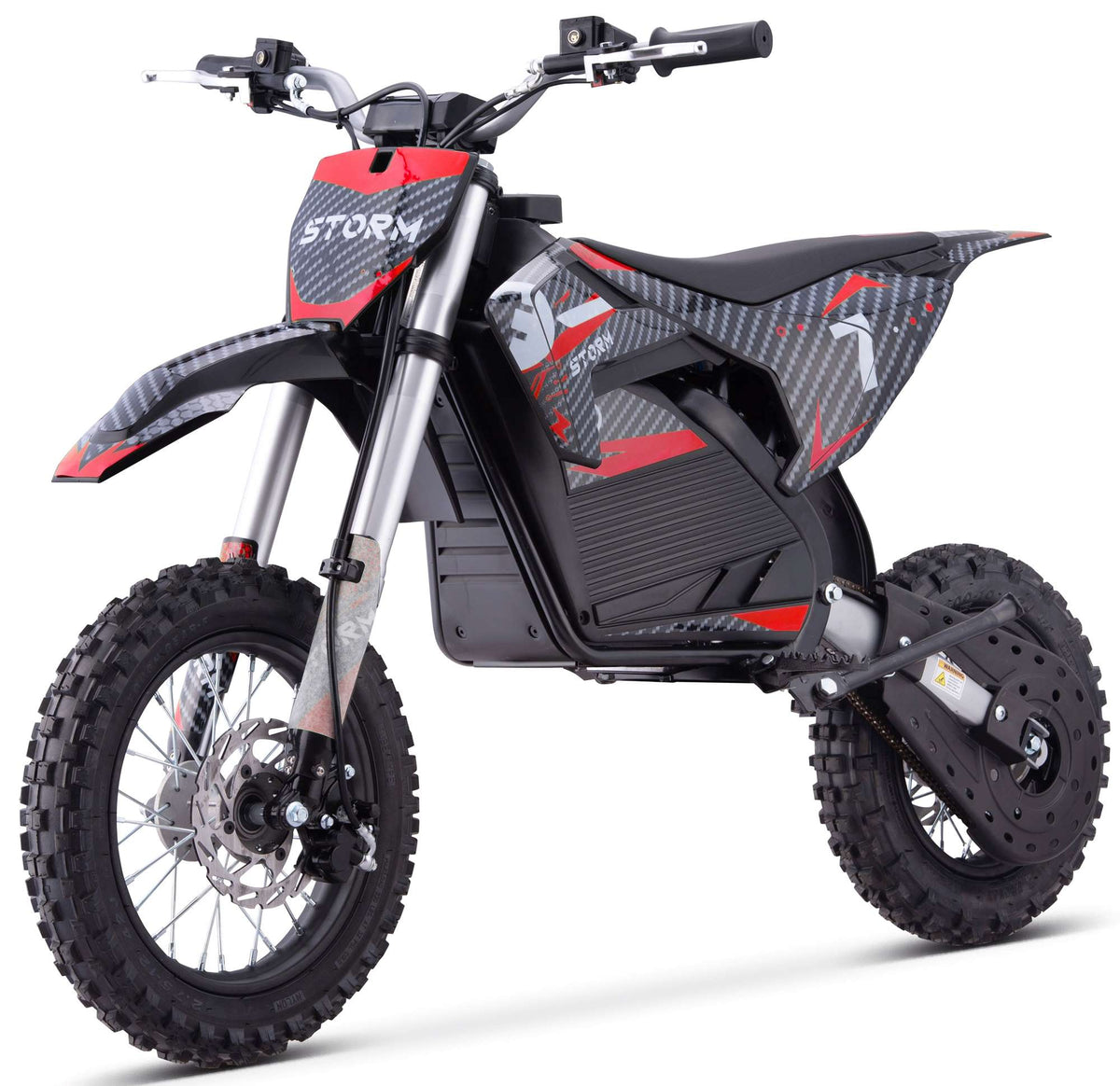 Full Sticker Kit (Red) - 1200w & 2000w Electric Dirt Bike