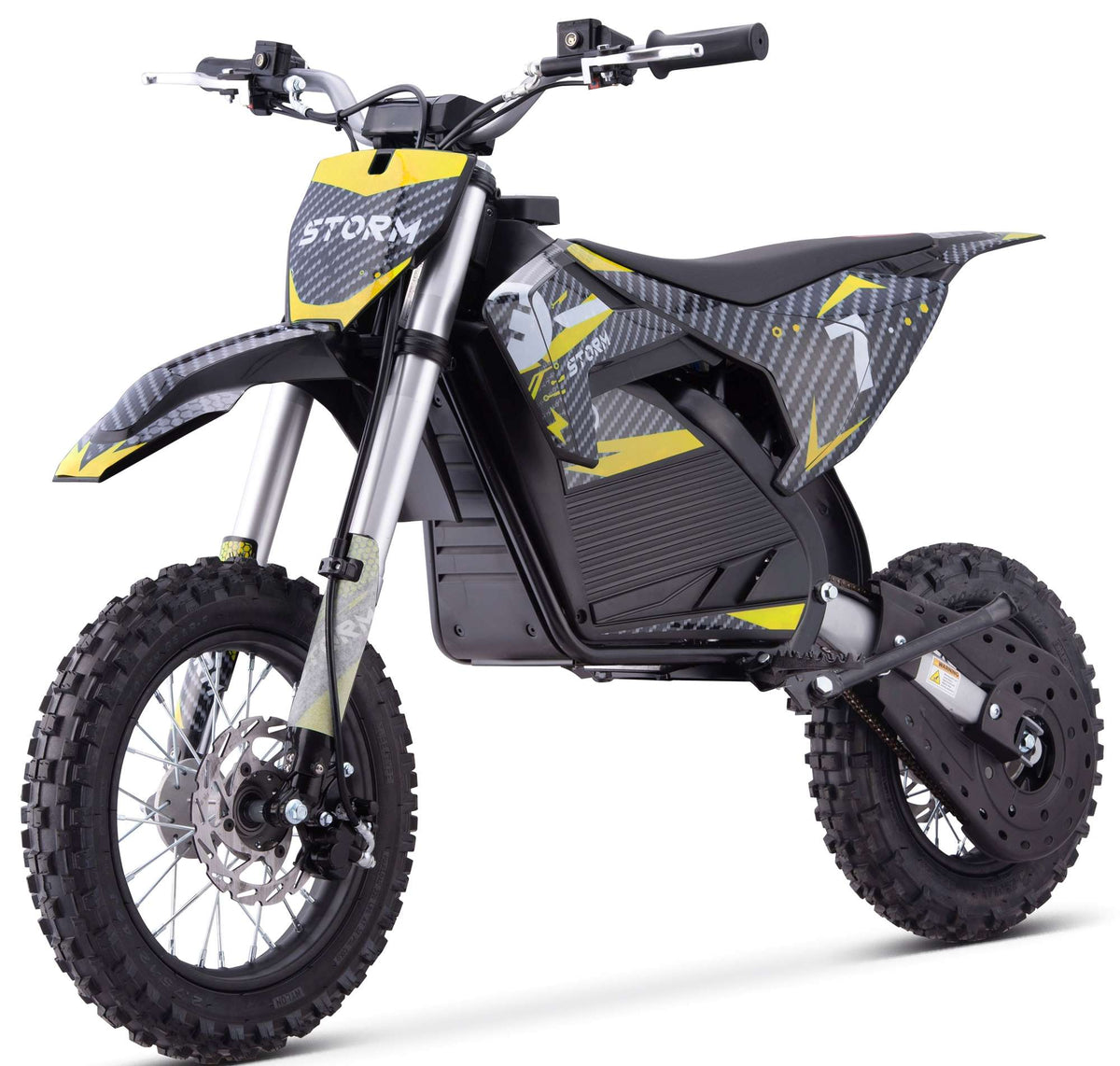 Full Sticker Kit (Yellow) - 1200w & 2000w Electric Dirt Bike