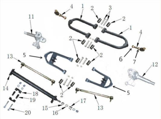 125cc Steering Stem