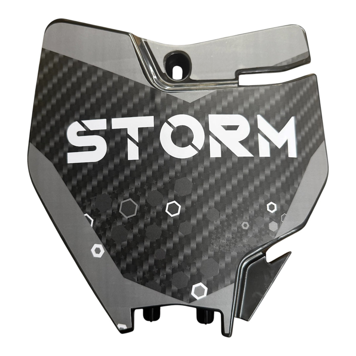 Number Plate (Black) - Storm 800w Dirt Bike