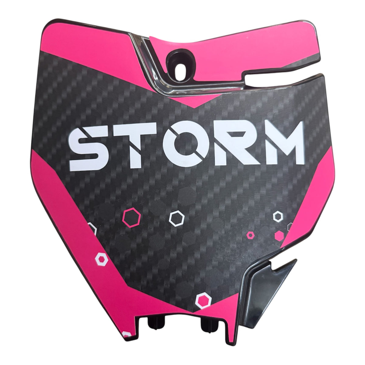 Number Plate (Pink) - Storm 800w Dirt Bike