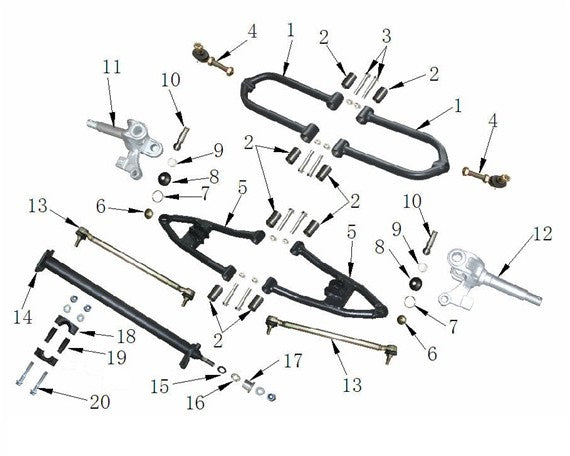 Panther Tie Rod & Track Rod Assy (2017 Panther Onwards)