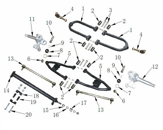 Panther Tie Rod & Track Rod Assy (2017 Panther Onwards)