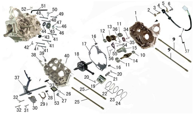 Piston Ring Set - Sniper Pro 120cc