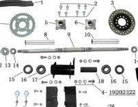 Rear Disc & Sprocket Carrier (NEW TYPE)
