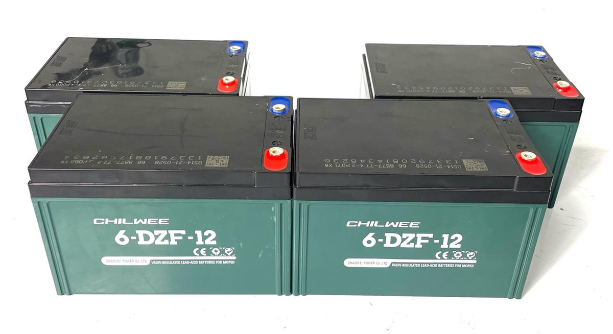 Renegade 1100W Electric Quad Battery Set 48v 12AH (4pcs Lead Acid)