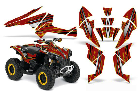 Renegade Complete Sticker Set - Red