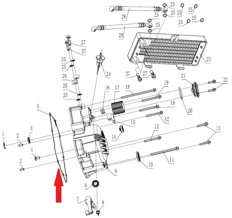 Right Crankcase Gasket